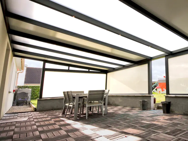 Pergola vitrée