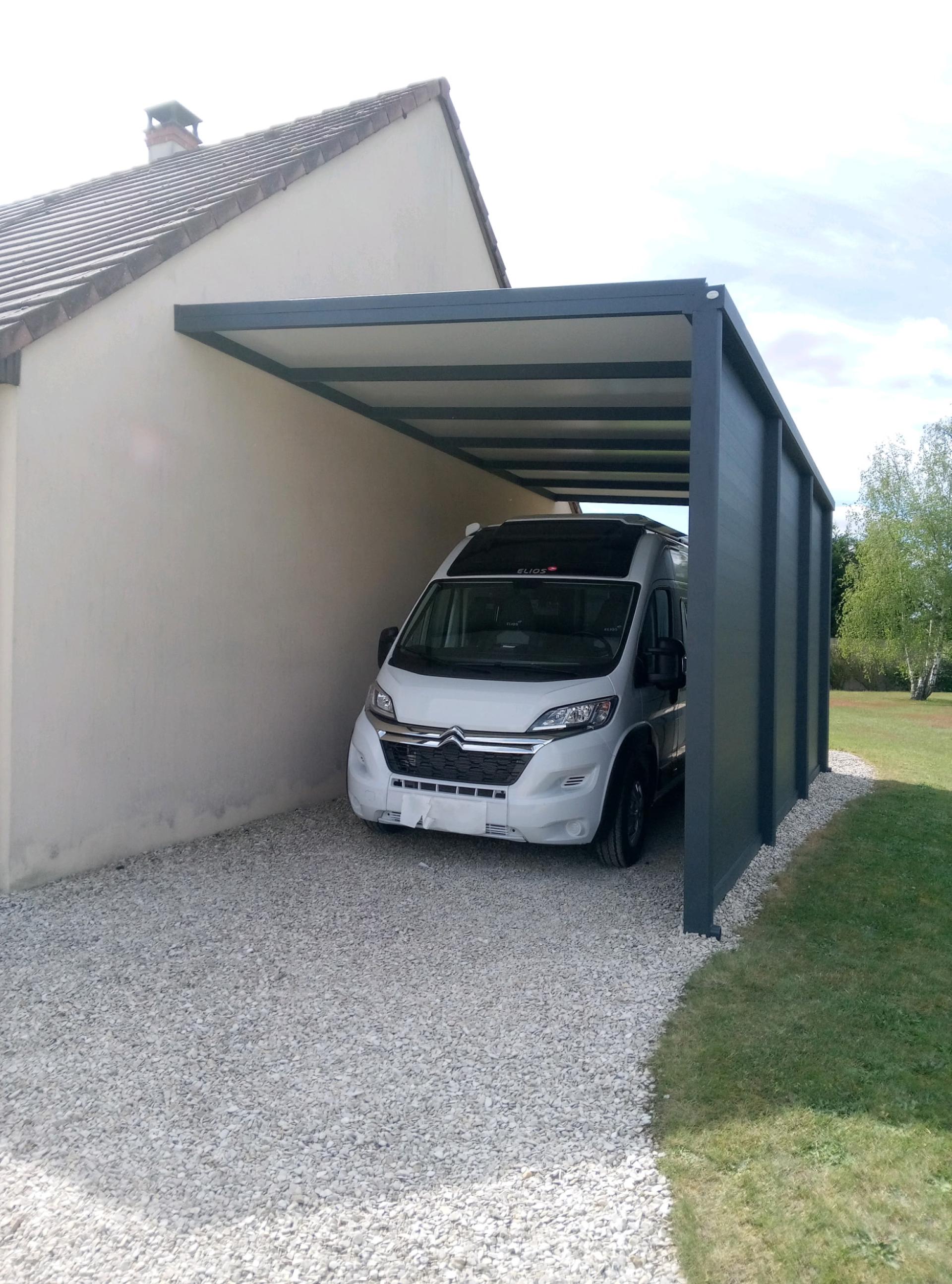 carport camping-car tout aluminium